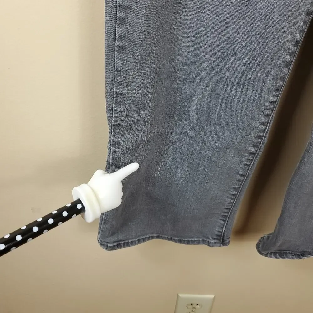 Lee Gray Wash Straight Fit Straight-Leg Jeans Size 34x30